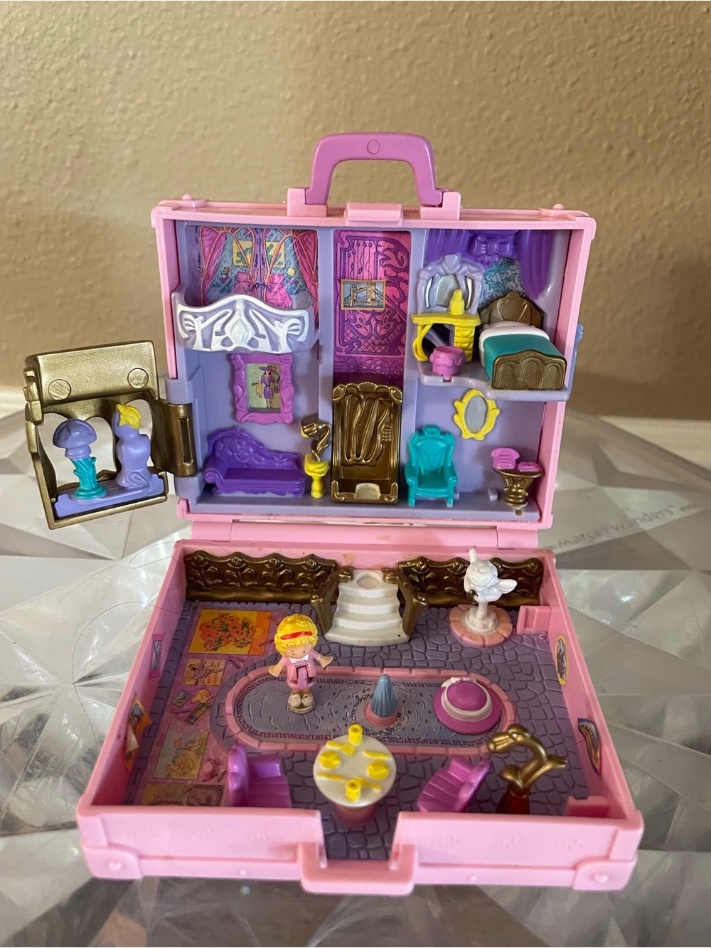 1996 Polly Pocket in Paris Bluebird Box with Original Polly Pocket Girl